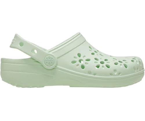 Detalle 1 de Crocs Classic Floral Cut Out Clog K 28/29 EU, jade
