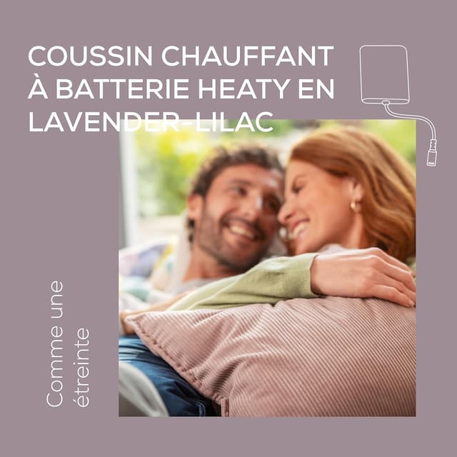 Thumbnail 1 de Beurer Heaty Coussin chauffant lilas sans fil