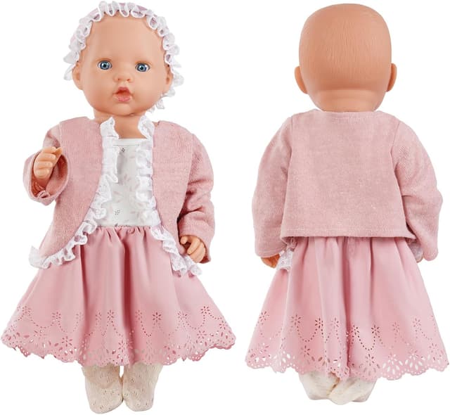 Thumbnail 2 de Aolso Conjunto Ropa para Muñecas 35-45 cm 👗 Rosa
