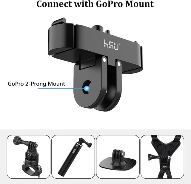 Detalle de HSU Quick Release Mount for GoPro Hero 13 Black