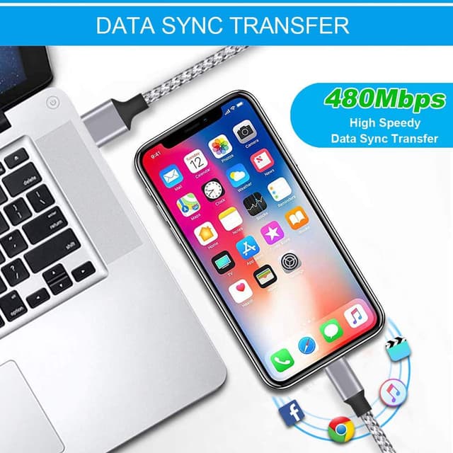 Thumbnail 3 de iPhone Fast Charger 2Pack with 6FT Cable