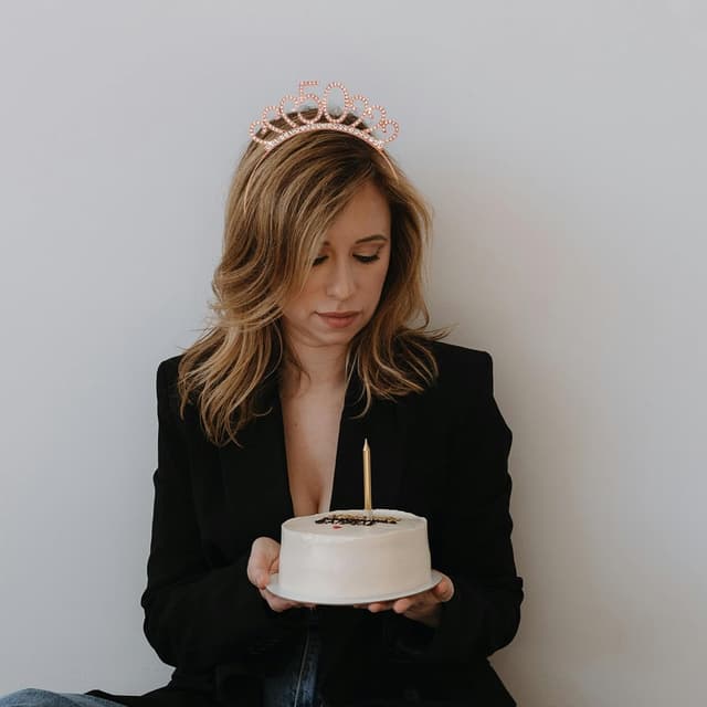 Thumbnail 1 de 50th Birthday Rose Gold Sash & Headband