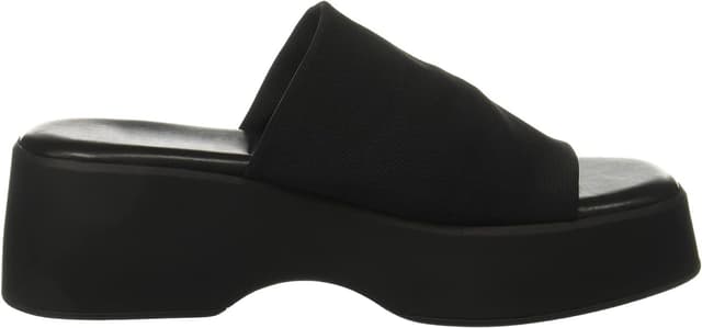 Detalle 2 de Minshluu Women’s Platform Wedge Slide Sandals with Open Toe and Elastic Band