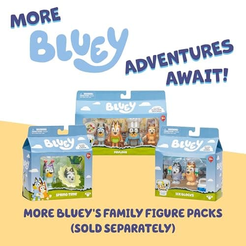 Thumbnail 5 de Bluey Todoterreno de los Heeler para viajes, figura Chilli incluida