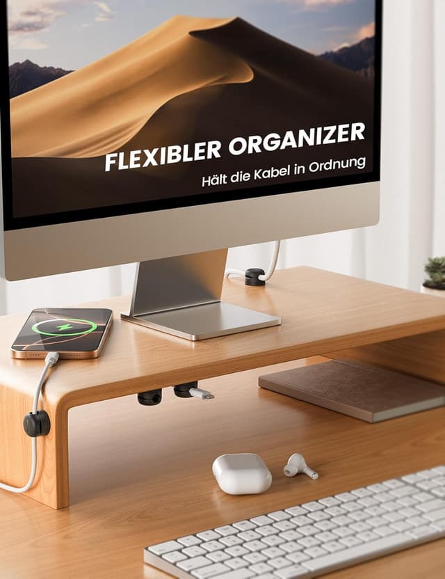 Thumbnail 2 de Lamicall Kabelhalter Selbstklebend 6er Set