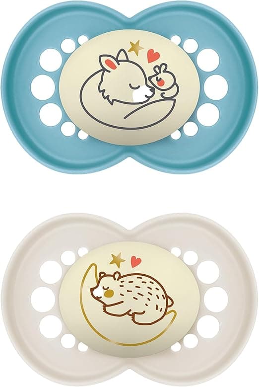 Detalle de MAM Chupete Brillante en la Oscuridad, Pack 2uds 🌟