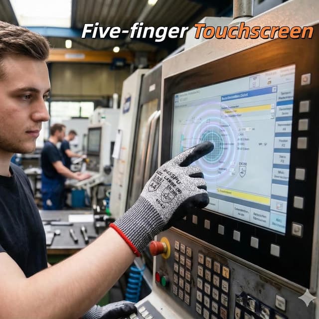 Thumbnail 5 de AovYoo Guanti da Lavoro Antitaglio Classe 5