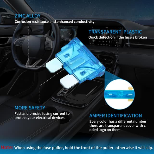Detalle de Car fuse kit 300 pcs 2A-40A