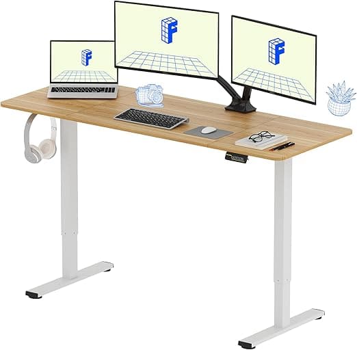 Detalle de FLEXISPOT Escritorio Eléctrico Ajustable 160x60cm 🌟 para Oficina