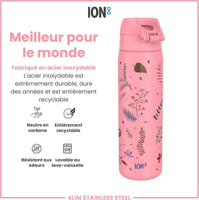 Thumbnail 4 de ion8 Gourde anti-fuite motif flamant đ„€