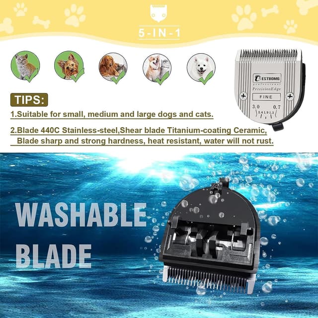 Thumbnail 2 de BESTBOMG 5-in-1 Hundeklingen 0,7–3 mm