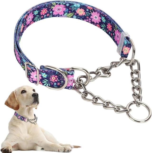 Imagen de Chain Dog Collar Heavy Duty Martingale en OfertitasTOP