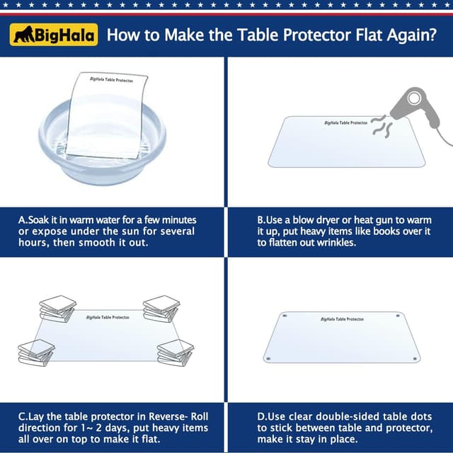 Thumbnail 6 de BigHala Vinyl Table Protector 40x40 cm