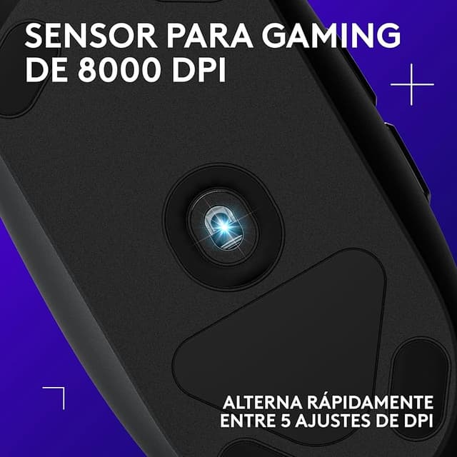 Detalle 2 de Logitech G203 LIGHTSYNC Ratón Gaming USB RGB, 8K DPI