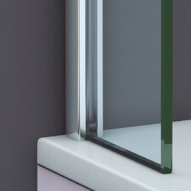 Detalle 2 de Ibermampara Módena CC mampara 8 mm, 196 cm vidrio