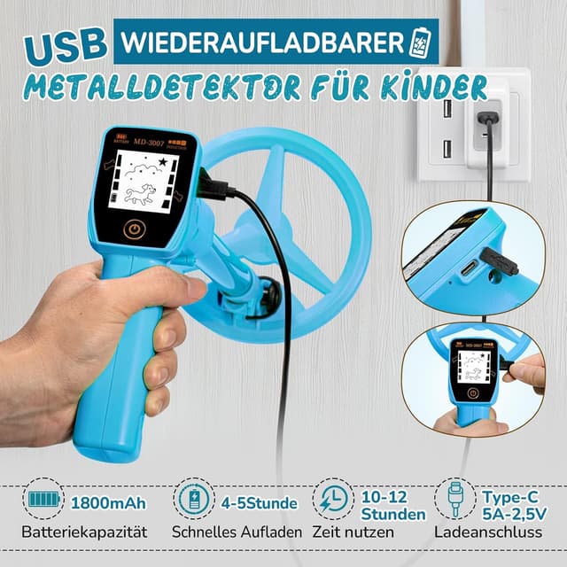 Thumbnail 1 de Smofrees Kinder Metalldetektor