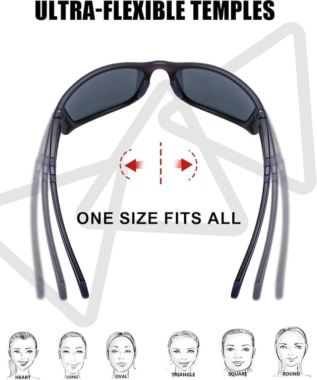 Detalle 2 de Myiaur M8140 sports sunglasses UV400