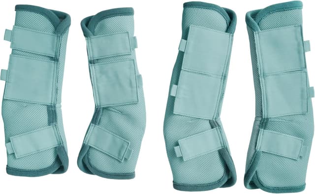 Detalle de Gallopoff Horse Fly Boots Set of 4, Sky Blue 🐴