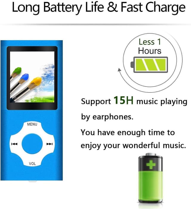 Thumbnail 2 de Tabmart Metal Hi‑Fi 32GB Lettore MP3 18h