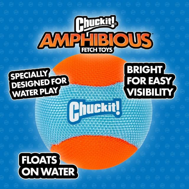 Thumbnail 5 de Chuckit! Amphibious Mega Ball insubmersible 11,5 cm 🦴