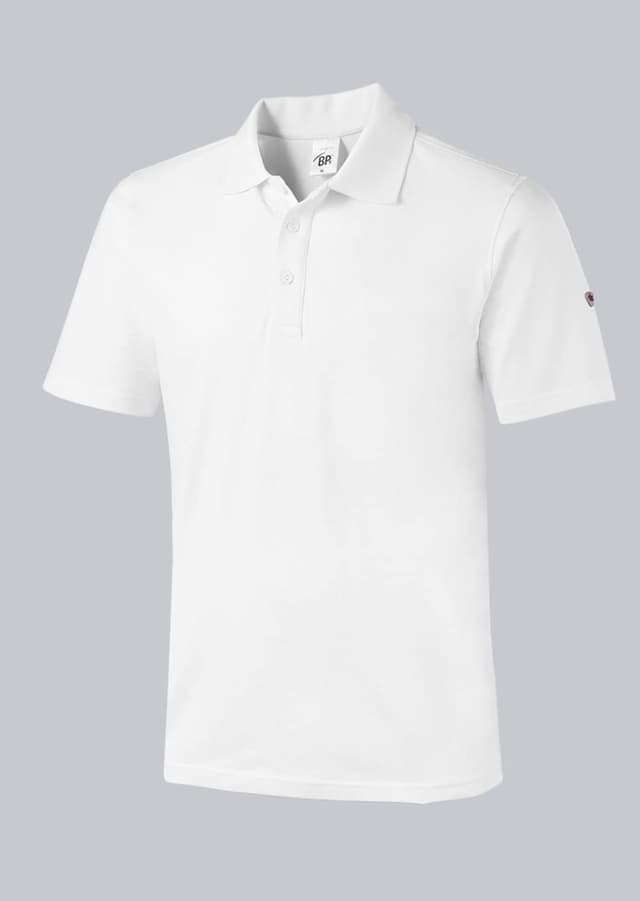 Detalle de Unisex-Poloshirt BP 1712-230-0116 in 2XL, 1/2-Ärmel, Stretch in Azurblau