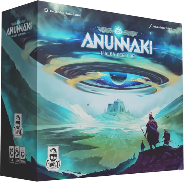 Detalle de Cranio Creations Anunnaki: L’Alba degli Dei (edizione italiana) gioco 4X 1-4 giocatori