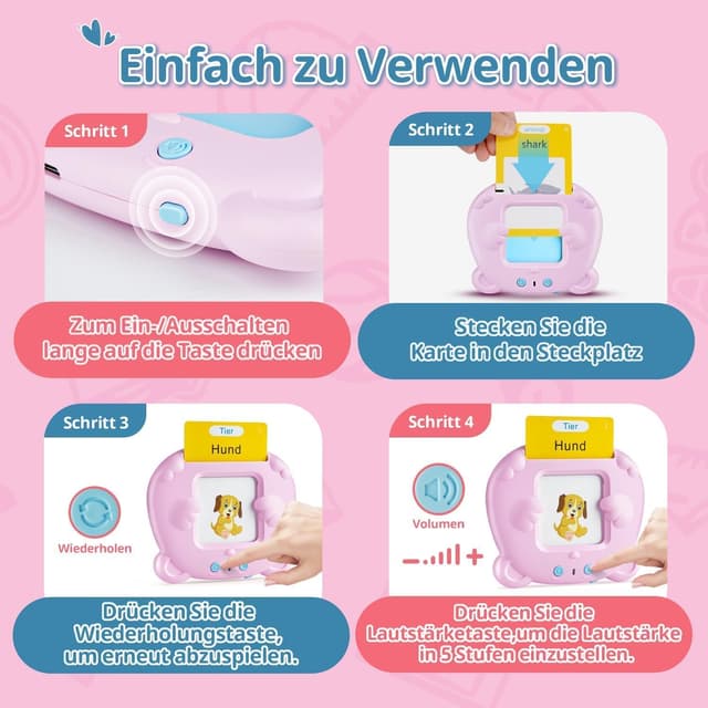 Thumbnail 5 de AHJ 510 Wörter Sprechende Lernkarten Deutsch