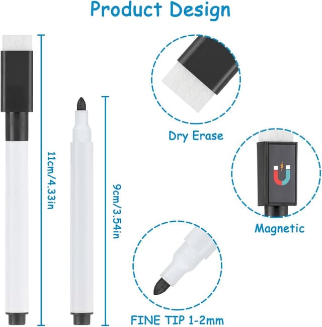 Detalle 2 de OFFCUP Feutres tableau blanc 20 pcs ✍