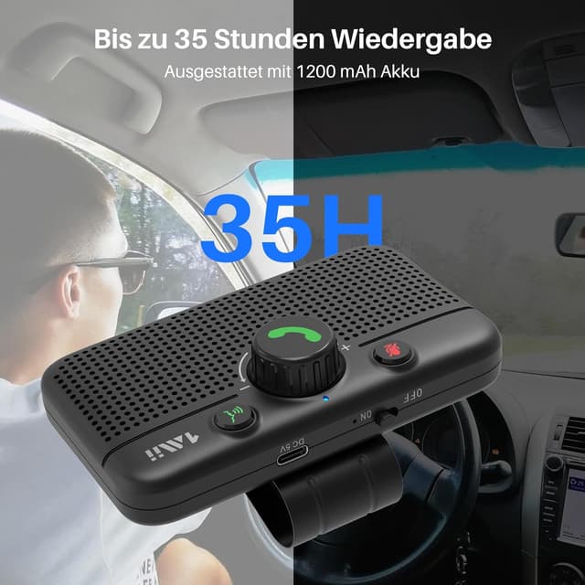 Thumbnail 5 de 1Mii MK02 Bluetooth 5.3 Freisprecheinrichtung 35 H