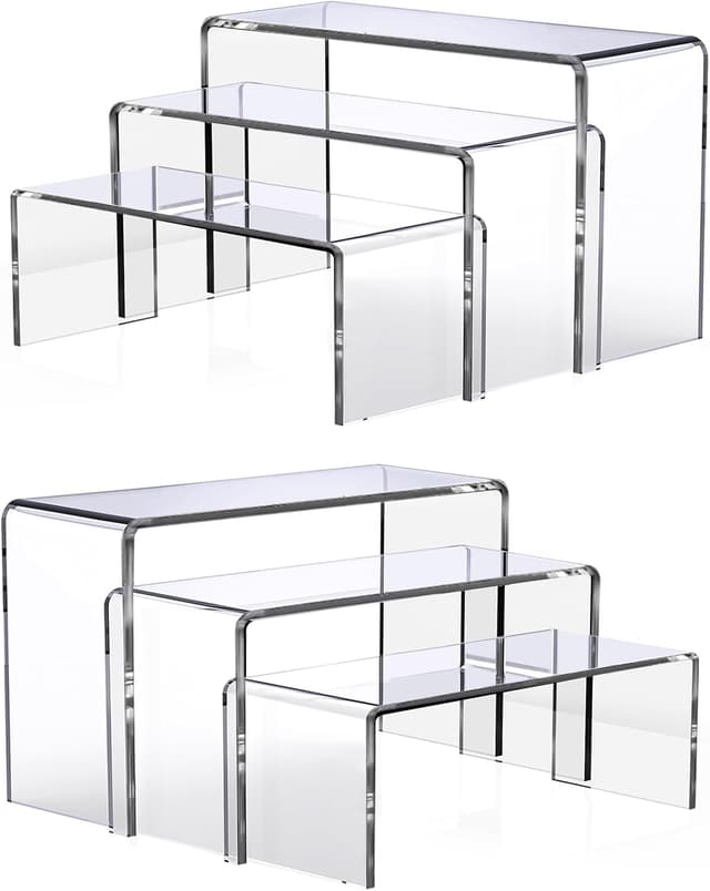 Detalle de Deefongo Acryl Display Risers 6 Stück