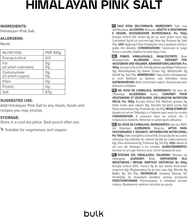 Thumbnail 1 de Bulk Sel rose de l'Himalaya 500 g 🧂