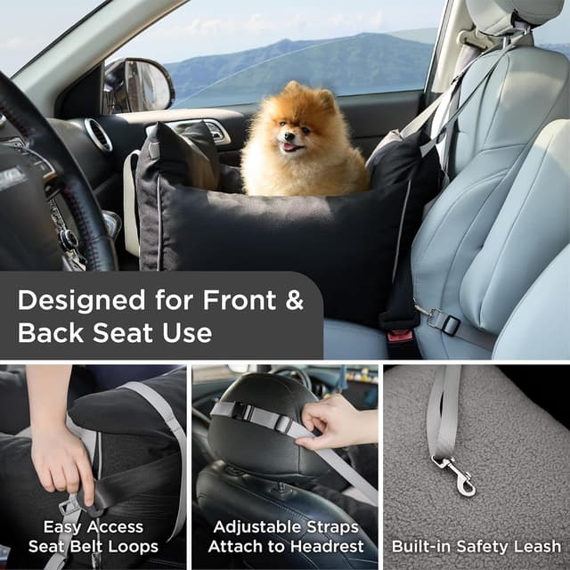 Detalle 2 de Lesure Dog Car Seat 58x56x33cm