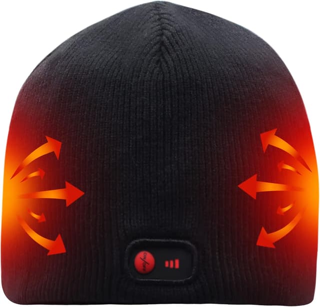 Thumbnail 6 de Svpro beheizte Beanie mit 7,4V Li‑Polymer Akku (bis zu 3–7 Stunden) und 3 Heizstufen
