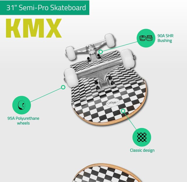 Detalle 2 de Arrow Board 31 Zoll Skateboard KMX Serie