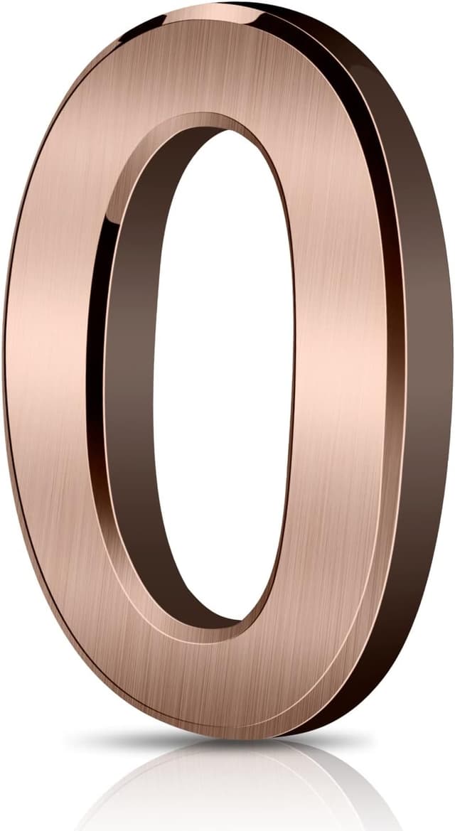 Detalle de Vicloon Numero Civico 7,5 cm 3D Oro