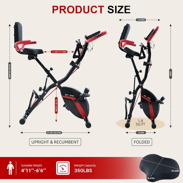 Thumbnail 6 de BARWING Stationary Exercise Bike