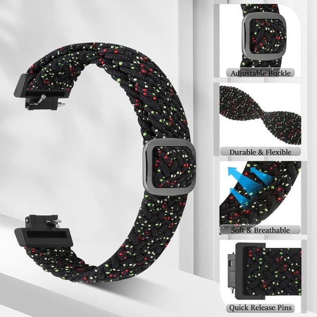 Thumbnail 1 de BTTNG Elastic Braided Strap 2 Pack 130–250mm