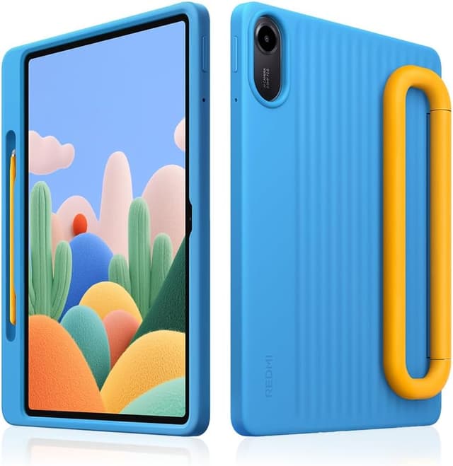Detalle de Xiaomi 11-Zoll Kinder-Tablet mit Hülle & Stylus (2,5K 90 Hz, 4+128 GB, Wi‑Fi 5) – mattes Glas, 9000 mAh, grau
