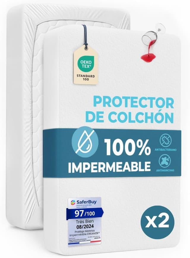 Thumbnail 6 de Dreamzie Protector Colchón 70x140 Impermeable