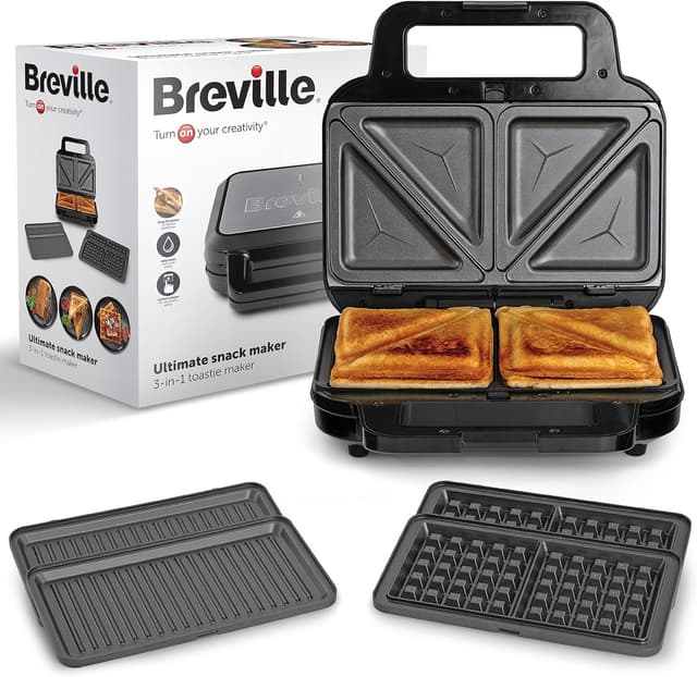 Thumbnail 6 de Breville DuraCeramic Waffle Maker with removable plates 🧇
