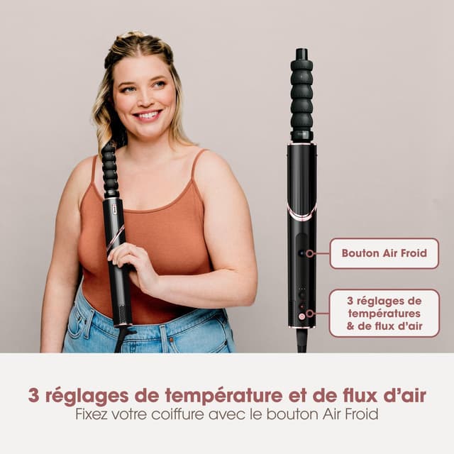 Detalle 2 de Shark FlexStyle Air Styler & sèche-cheveux avec boucleurs auto-wrap, brosse ovale et concentrateur