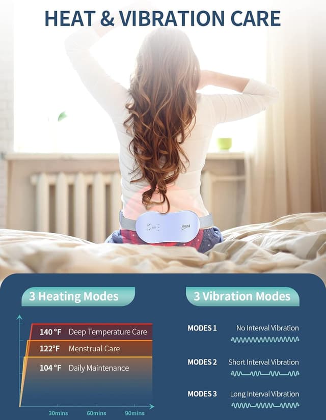 Thumbnail 2 de Slimpal Almohadilla Térmica Menstrual Portátil 3 Ajustes ♨