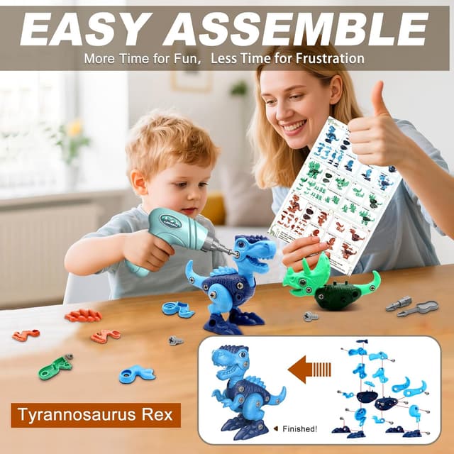 Detalle de Laradola Dinosaur Toys Ages 3-8 🦖