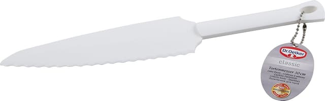 Detalle 2 de Dr. Oetker 1661 couteau à tarte 2 en 1 (lisse et dentelé) avec pelle, 30 cm