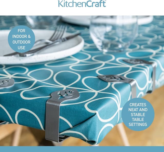 Thumbnail 6 de Kitchen Craft 4 pinces pour nappe 🍽