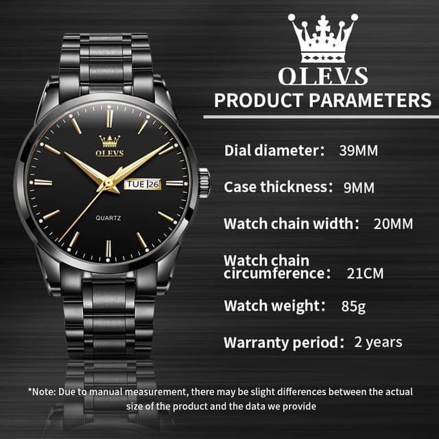 Detalle de OLEVS Skelettuhr Quarz Rennwagenrad – Herrenarmbanduhr im Casual-Sport-Look