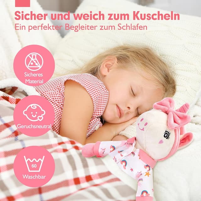 Thumbnail 4 de hahaland Plüschtier Einhorn 40 cm