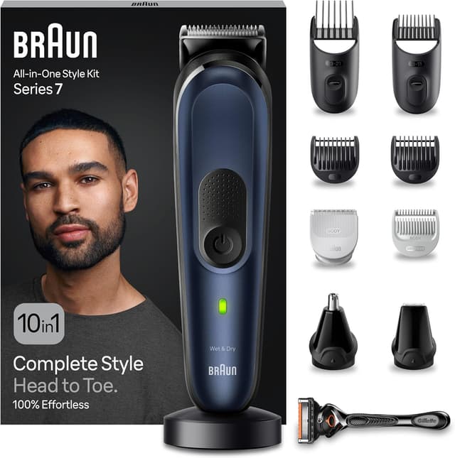 Detalle de Braun MGK7410 All‑In‑One Trimmer 100 Min Akku