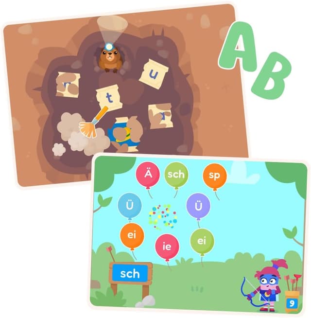 Detalle 2 de Edurino Mika Wörter & Sätze Lernset ab 4 Jahren