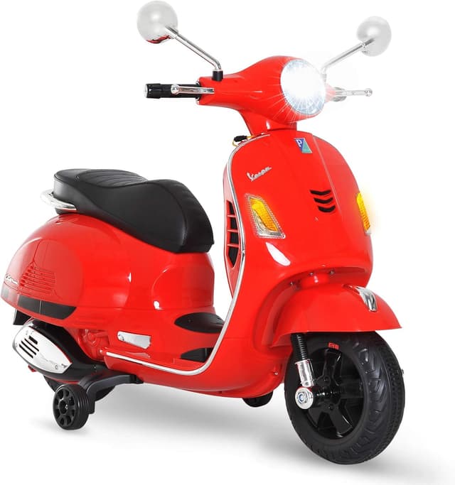 Detalle de HOMCOM Vespa Scooter Électrique Enfants